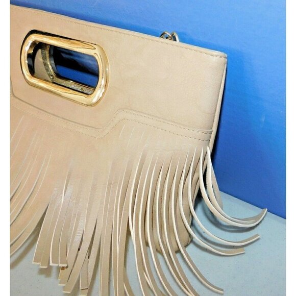 CHARMING CHARLIE BEIGE SATCHEL, SHOULDER BAG, HANDBAG, PURSE, NEVER USED! - Picture 8 of 9